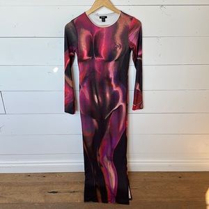 Long sleeve bodycon dress